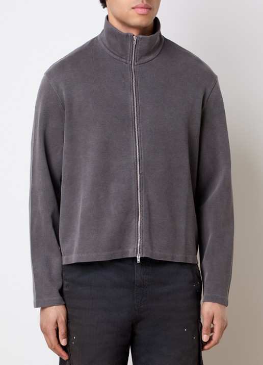 Our Legacy Cropped sweatvest met opstaande kraag
