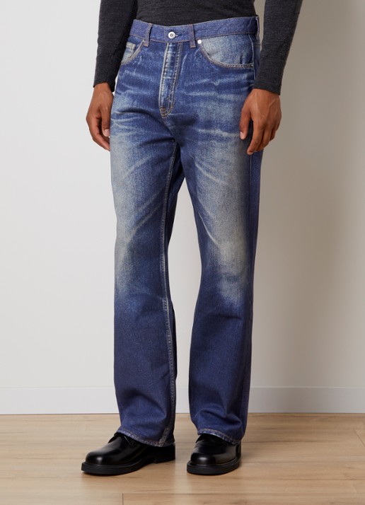 Our Legacy Third mid waist straight fit jeans met gekleurde wassing