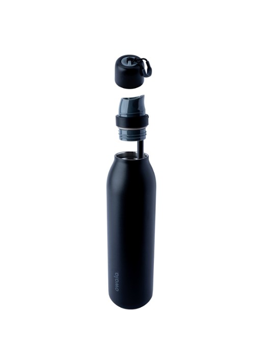 Owala FreeSip Twist waterfles 53 cl - voorkant 2 zwart