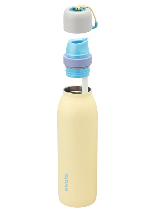 Owala FreeSip Twist waterfles 53 cl - voorkant 2 lichtgeel