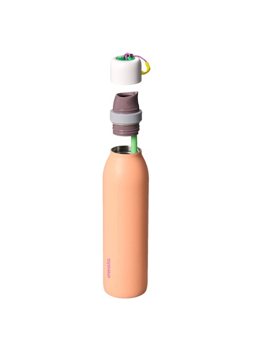 Owala FreeSip Twist waterfles 71 cl - voorkant 2 perzikroze