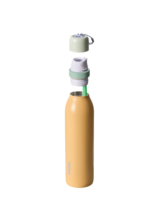Owala FreeSip Twist waterfles 71 cl - voorkant 2 geel