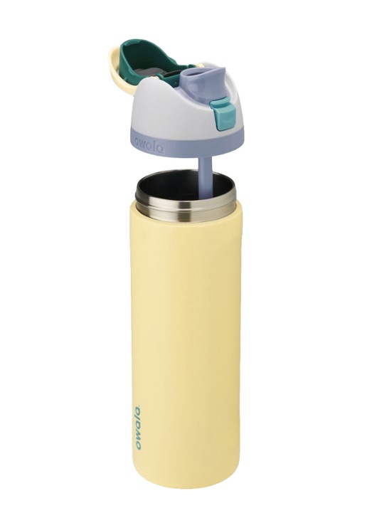 Owala FreeSip waterfles 71 cl - voorkant 2 lichtgeel