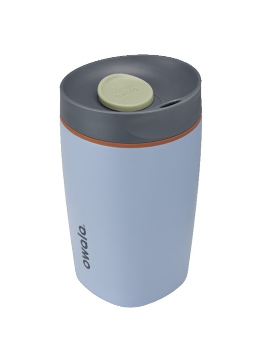 Owala SmoothSip Slider thermosbeker 35,5 cl - voorkant 2 blauwgrijs