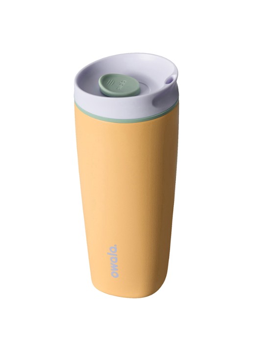 Owala SmoothSip Slider thermosbeker 59 cl - voorkant 2 geel