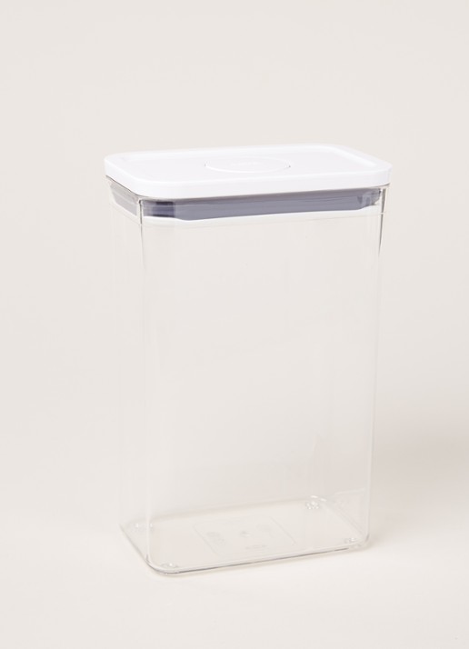 Oxo Good Grips Pop voorraadbus 2,6 liter - voorkant 2 transparant
