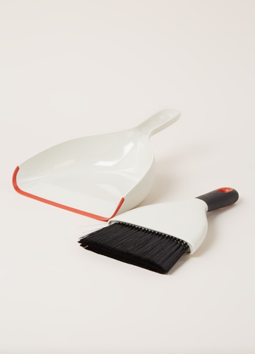 Oxo Good Grips stoffer en blik 32 cm - detail lichtgrijs