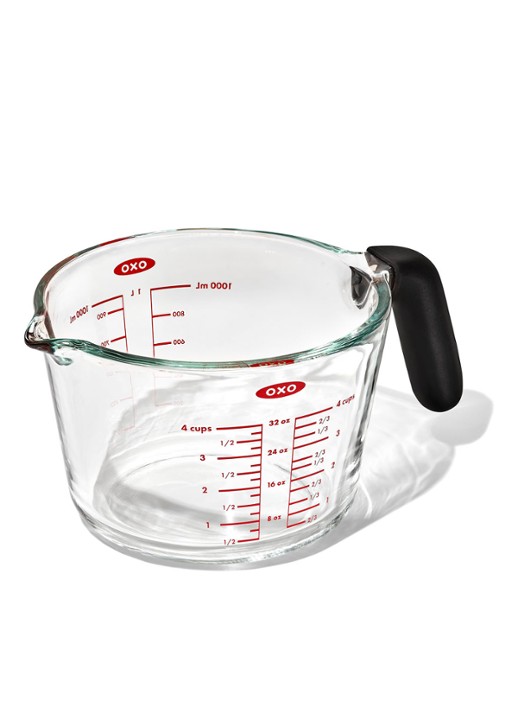 Oxo Maatkan 1 liter - voorkant 2 transparant