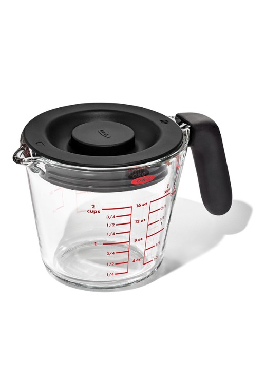 Oxo Maatkan met deksel 50 cl - detail 3 transparant