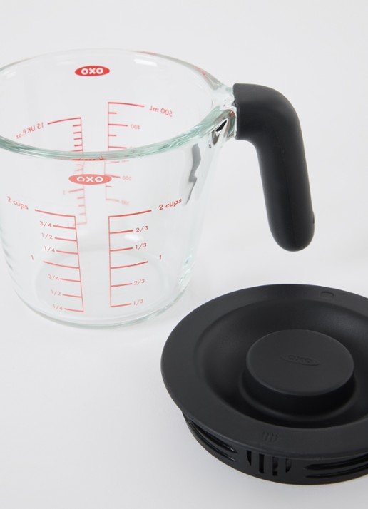Oxo Maatkan met deksel 50 cl - voorkant 2 transparant
