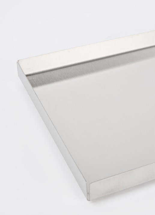 OYOY Living Design Bakku dienblad 31,5 cm - voorkant 2 zilver