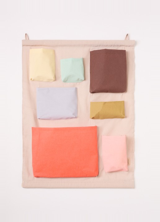 OYOY Living Design Saga wandopberger 80 cm - voorkant lichtroze