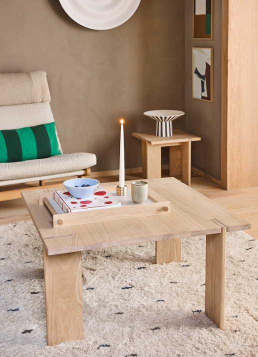 OYOY Living Design Toppu fruitschaal 30 cm - voorkant 2 zwart