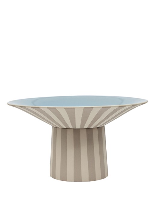 OYOY Living Design Toppu fruitschaal 30 cm - voorkant beige