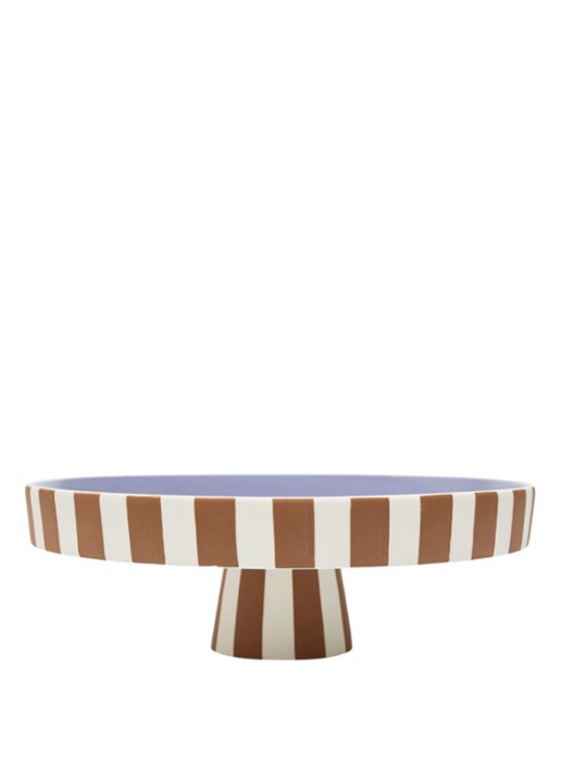 OYOY Living Design Toppu plateau 27 cm - voorkant bruin