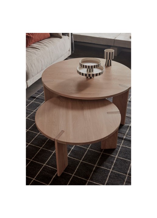 OYOY Living Design Toppu S bloempot van keramiek voor binnen - 15 cm - detail 5 zwart