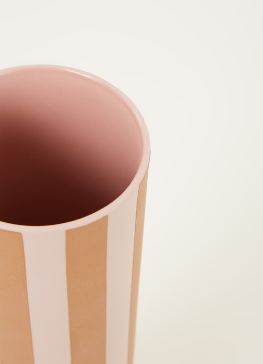 OYOY Living Design Toppu vaas 31 cm - detail 3 lichtroze