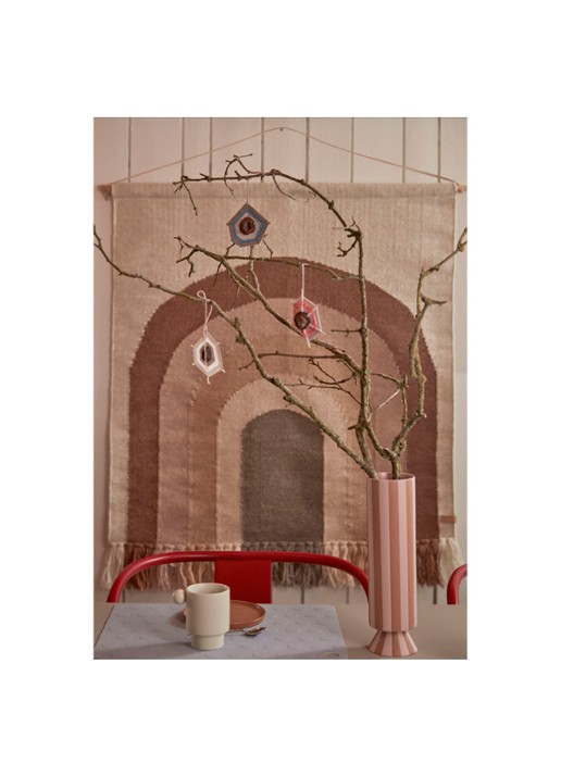 OYOY Living Design Toppu vaas 31 cm - detail 4 lichtroze