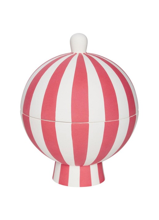 OYOY Toppu Bonbonniere voorraadpot Ø15 cm - voorkant roze