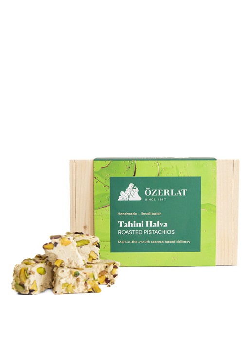 Özerlat Tahini Halva met roasted pistachio 300 gram