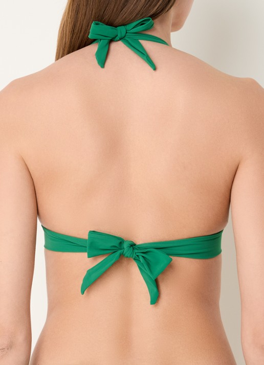 Pain de Sucre Donia halter bikinitop - achterkant 5 groen