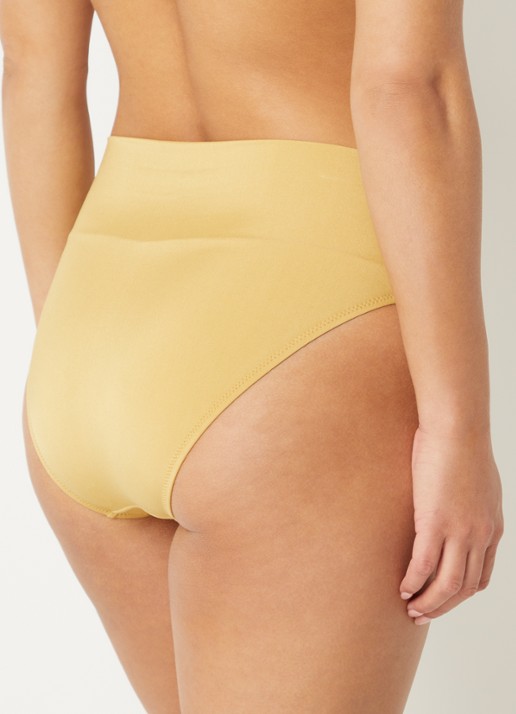 Pain de Sucre High waisted bikinislip - achterkant 5 okergeel