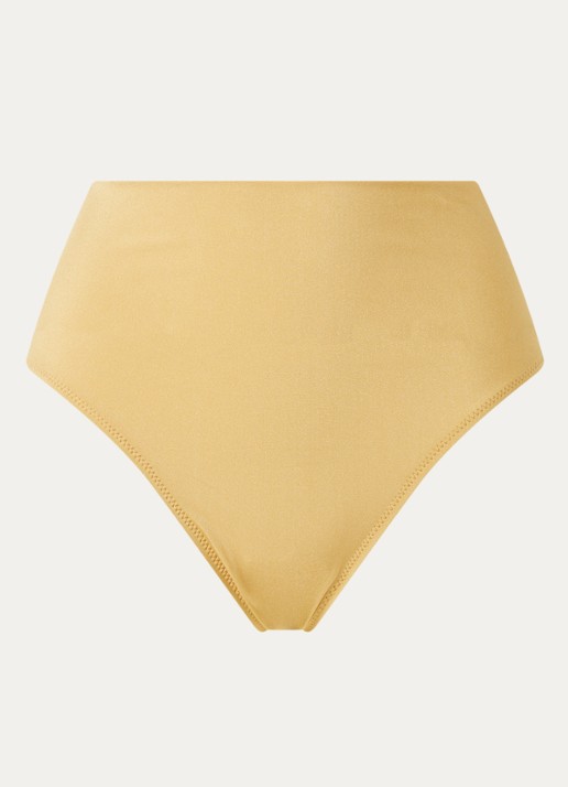 Pain de Sucre High waisted bikinislip - voorkant 3 okergeel