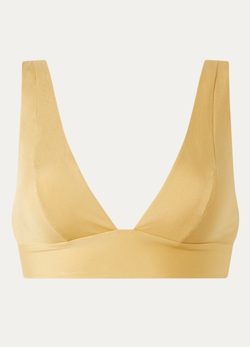 Pain de Sucre Oraph bralette bikinitop  - voorkant okergeel