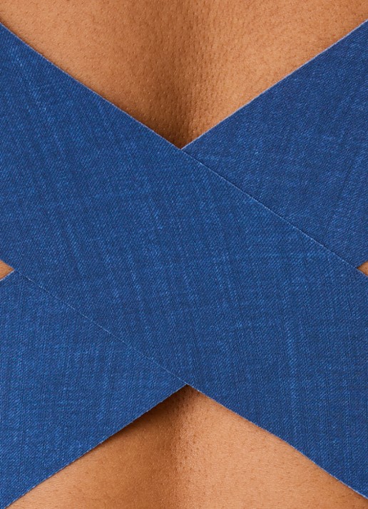 Pain de Sucre Soya badpak met gekruiste banden - detail 5 indigo