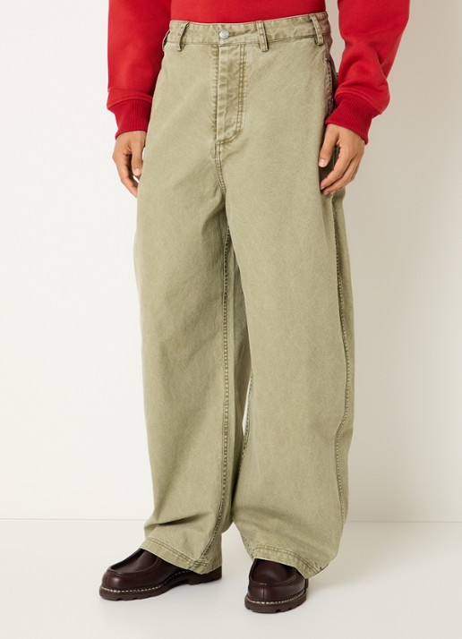 PAL Sporting Goods Gallop loose fit jeans met verwassen afwerking