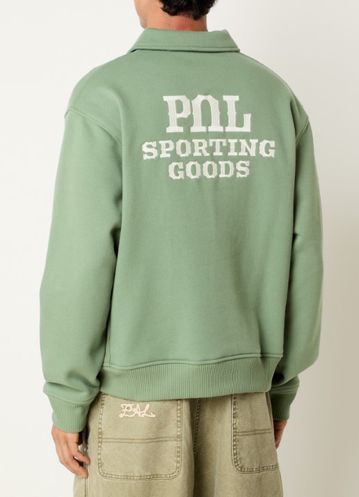 PAL Sporting Goods P&L sweater met logoborduring en polokraag