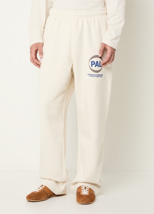 PAL Sporting Goods Pre Game loose fit joggingbroek met logo - detail 2 beige