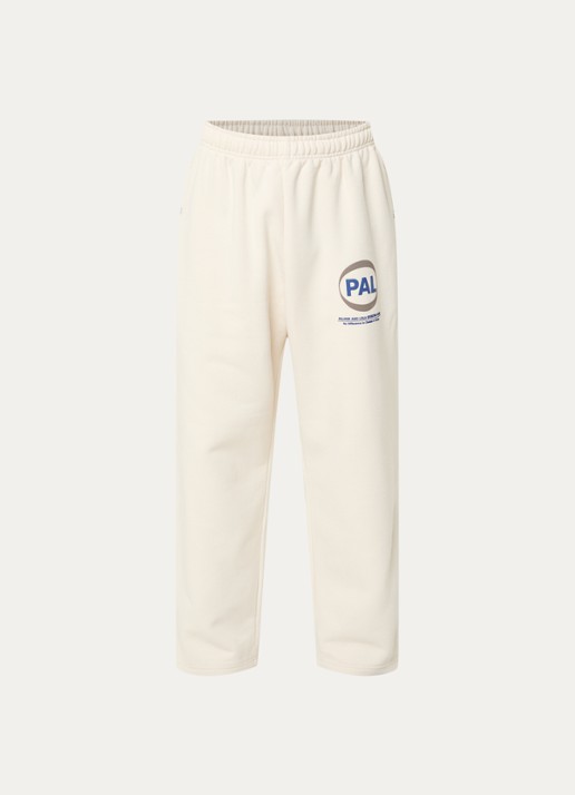 PAL Sporting Goods Pre Game loose fit joggingbroek met logo - voorkant 4 beige