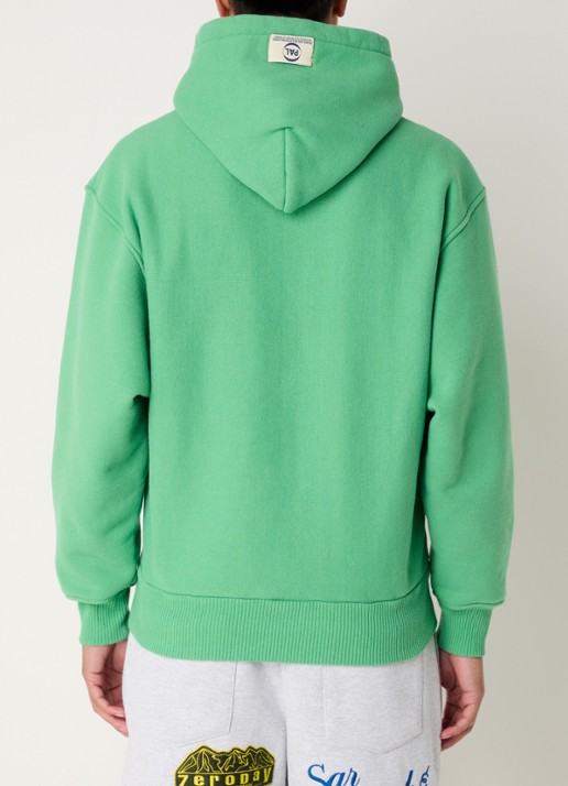PAL Sporting Goods Pre Game oversized hoodie met logo - achterkant 5 groen