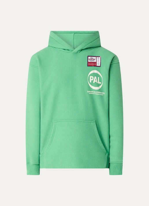 PAL Sporting Goods Pre Game oversized hoodie met logo - voorkant 3 groen