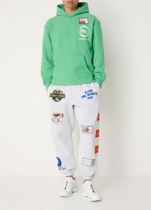 PAL Sporting Goods Pre Game oversized hoodie met logo - voorkant 4 groen