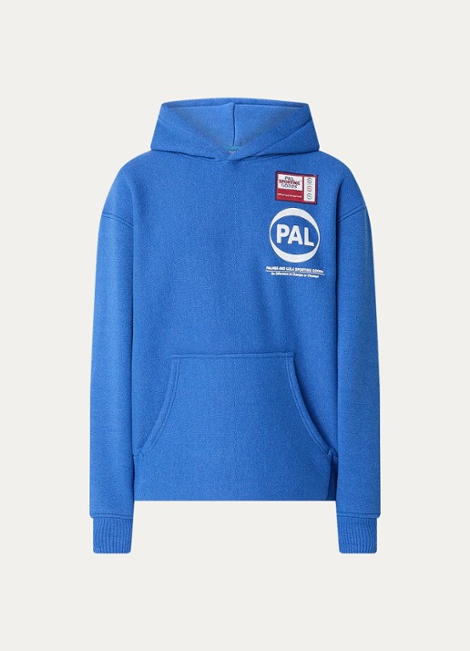 PAL Sporting Goods Pre Game oversized hoodie met logo - voorkant 3 blauw