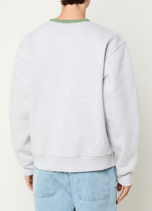 PAL Sporting Goods Sweater met logo - achterkant grijsmele