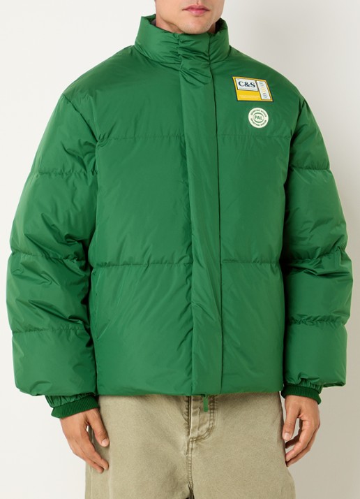 PAL Sporting Goods The Brando puffer jack met donsvulling en logo