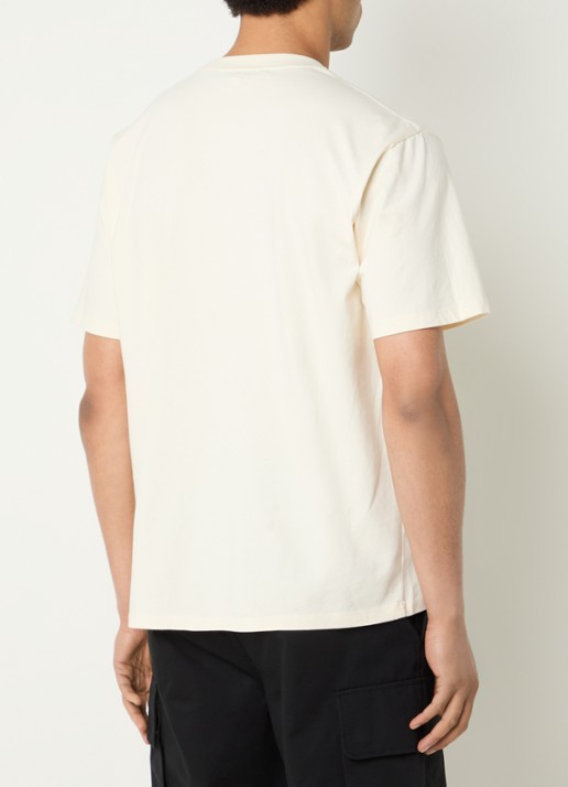 PAL Sporting Goods The Brando T-shirt met logo - achterkant 3 gebroken wit