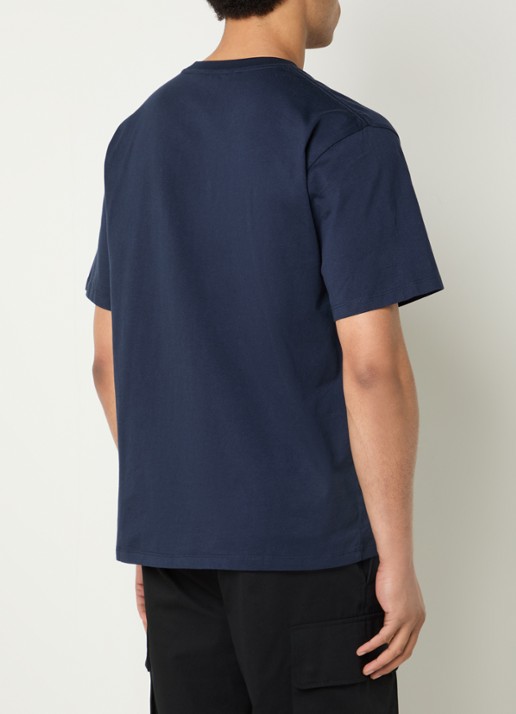 PAL Sporting Goods The Brando T-shirt met logo - achterkant donkerblauw
