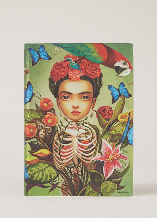 Paperblanks Flexis Midi Frida notitieboek 18 x 13 cm - voorkant 3 groen