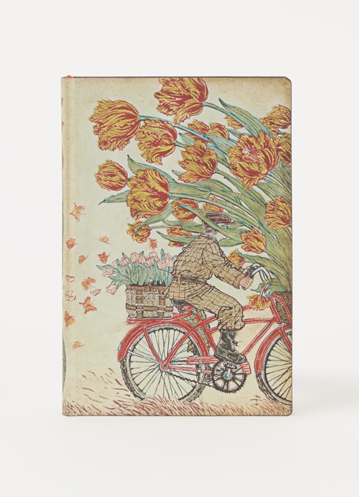 Paperblanks Holland Spring M notitieboek 9,5 x 14 cm  - voorkant 3 groen