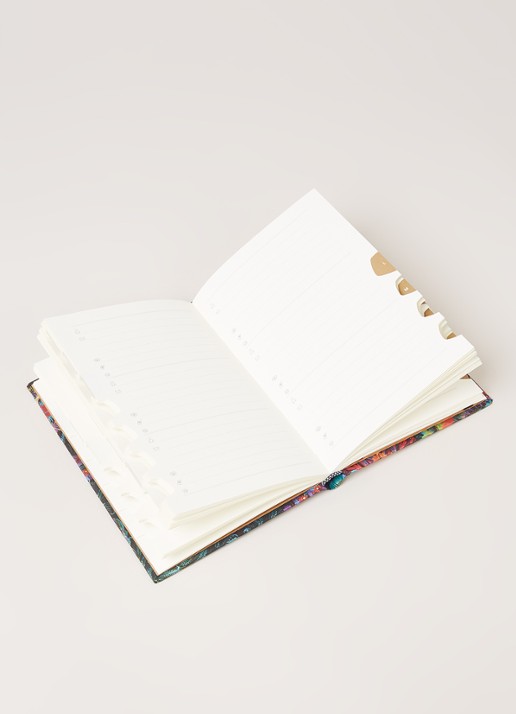 Paperblanks Moonlight Midi adresboek 18 x 12,5 cm - detail 3 roze