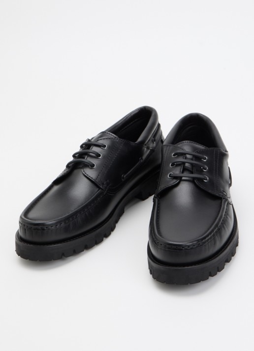 Paraboot Briac bootschoen van leer - detail 2 zwart