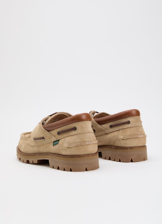 Paraboot Briac bootschoen van suède - achterkant 2 beige