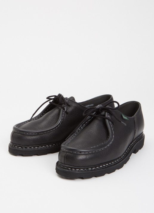 Paraboot Michael veterschoen van leer - detail 3 zwart