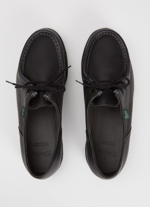 Paraboot Michael veterschoen van leer - detail 4 zwart
