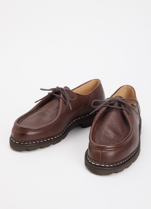 Paraboot Michael veterschoen van leer - detail 2 bruin