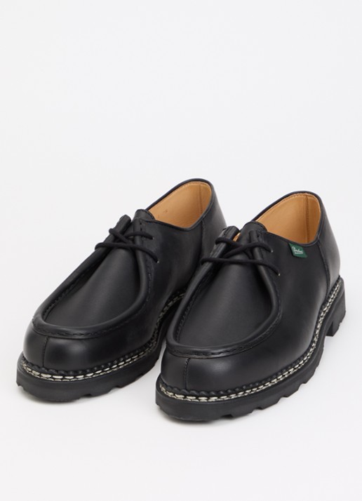 Paraboot Michael veterschoen van leer - detail 3 zwart